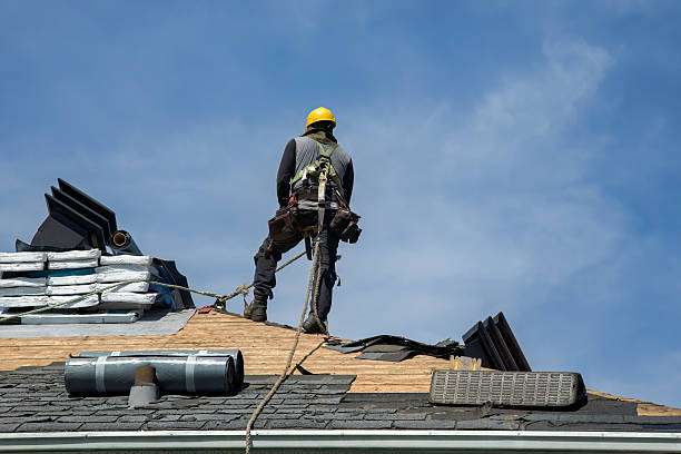 Professional Storm Damage Roof Repair technician working in Prospect Hill, NC